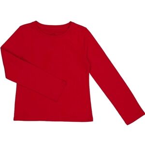 Clearance🔴 Wonder Nation Vibrant Red Long Sleeve Tee